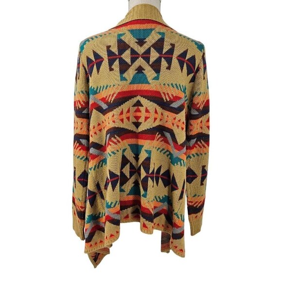 UNIF Southwestern Aztec Tribal Cardigan Sweater Women's XS Knit Open Boho Hippie - Picture 2 of 10